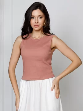 Жилет женский (цвет: коралловый темный)