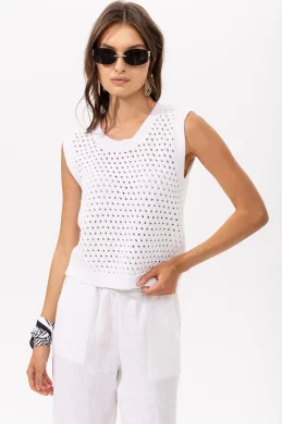 Жилет женский (цвет: белый)