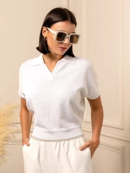 Джемпер женский (цвет: белый)