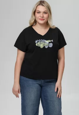 Джемпер женский (цвет: черный)