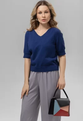 Джемпер женский (цвет: джинс)