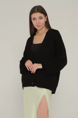 Жакет женский (цвет: черный)