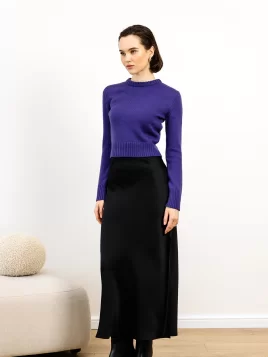 Джемпер женский (цвет: глубокий фиолетовый)