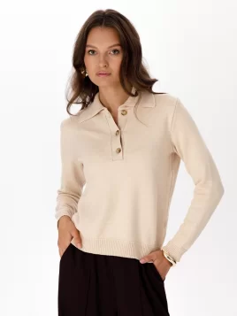 Джемпер женский (цвет: крем-брюле)