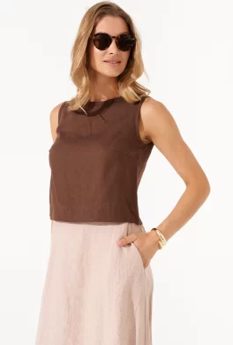 Блузка женская (цвет: шоколадный)