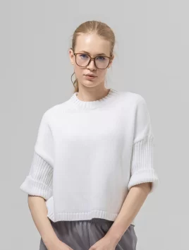 Джемпер женский (цвет: белый)
