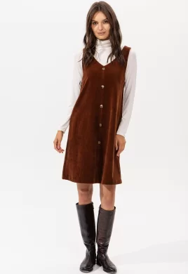 Сарафан женский (цвет: терракот)