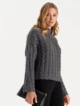 Джемпер женский (цвет: серый)