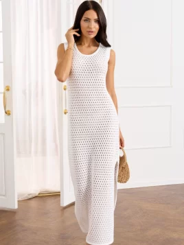 Платье женское (цвет: белый)