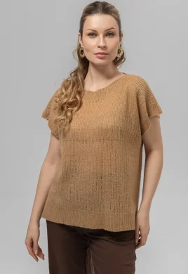 Джемпер женский (цвет: кэмел)