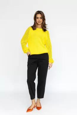 Брюки женские (цвет: черный)