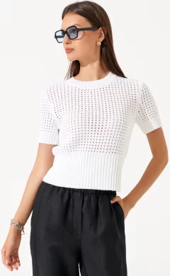 Джемпер женский (цвет: белый)