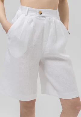 Шорты женские (цвет: белый)