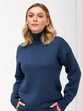 Джемпер женский (цвет: индиго)