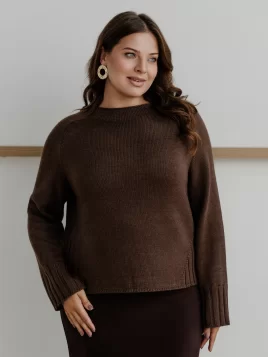 Джемпер женский (цвет: кофе)