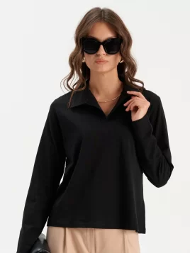 Джемпер женский (цвет: черный)