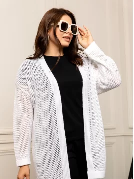 Кардиган женский (цвет: белый)