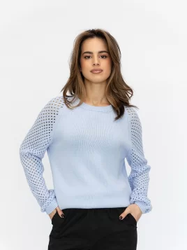 Джемпер женский (цвет: голубой)