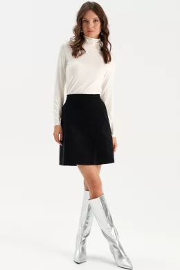 Юбка женская (цвет: черный)