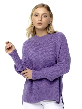 Джемпер женский (цвет: сиреневый)