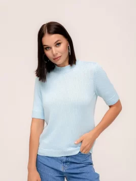 Джемпер женский (цвет: голубой)