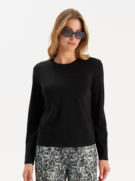 Джемпер женский (цвет: черный)