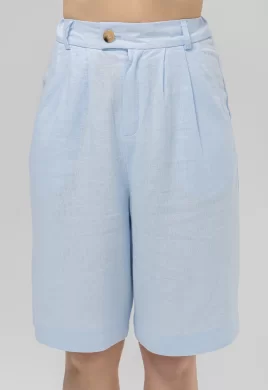 Шорты женские (цвет: нежный голубой)