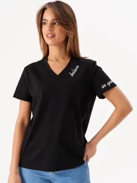 Джемпер женский (цвет: черный)