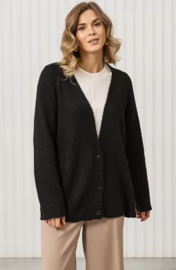 Кардиган женский (цвет: черный)