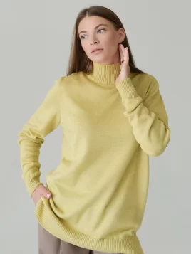 Джемпер женский (цвет: бледно-желтый)