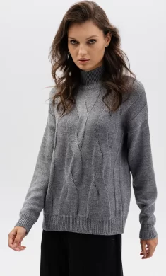 Джемпер женский (цвет: серый)