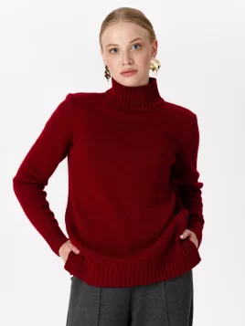 Джемпер женский (цвет: красновато-бордовый)