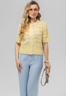 Жакет женский (цвет: светло-желтый)