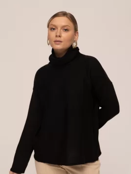 Джемпер женский (цвет: черный)