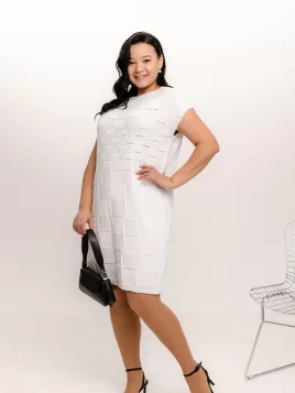 Платье женское (цвет: белый)