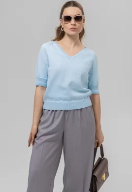 Джемпер женский (цвет: бледно-голубой)