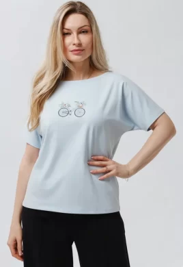 Джемпер женский (цвет: голубой)