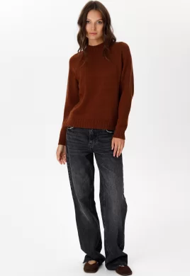 Джемпер женский (цвет: шоколадный)