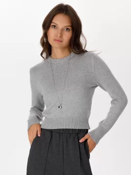 Джемпер женский (цвет: серый)