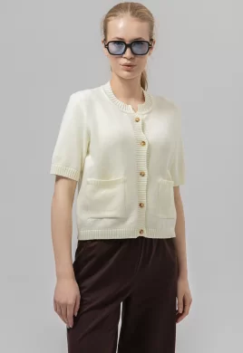 Жакет женский (цвет: молочный)