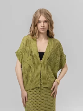 Жилет женский (цвет: лайм)