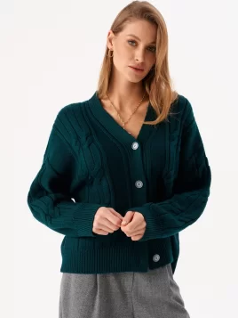 Жакет женский (цвет: морской зеленый)