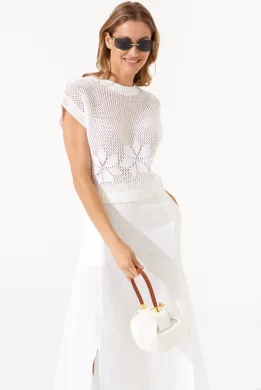 Джемпер женский (цвет: белый)