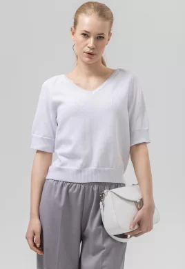 Джемпер женский (цвет: белый)