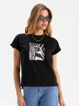 Джемпер женский (цвет: черный)