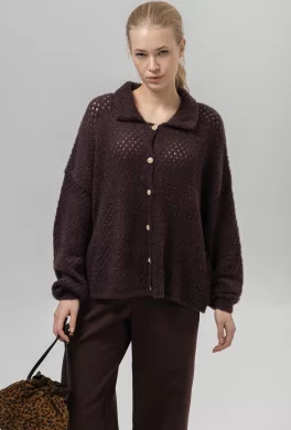 Жакет женский (цвет: серо-фиолетовый)