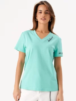 Джемпер женский (цвет: бирюзовый иней)