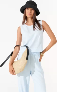 Блузка женская (цвет: нежный голубой)