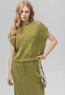 Джемпер женский (цвет: лайм)