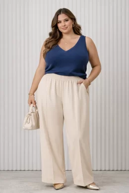 Брюки женские (цвет: белый шоколад)